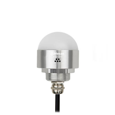 MESAN MS 9601.24VDC Ø50 M30 Somun Bağlantılı LED İndikatör RGY Buzzer Gümüş Gövde - 1