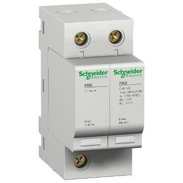 Schneider Electric 16562, PRD40r modular surge arrester - 1 pole + N - 340V - with remote transfer - 1