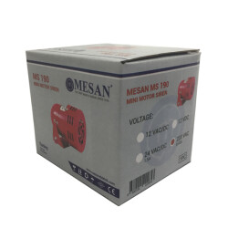 MESAN MS 190.220VAC MİNİ MOTOR SİREN METAL 40W