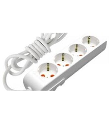 Mutlusan Rı-Tech 4lü Topraklı Grup Priz 2m -001 175 410002 02 00 - Mutlusan