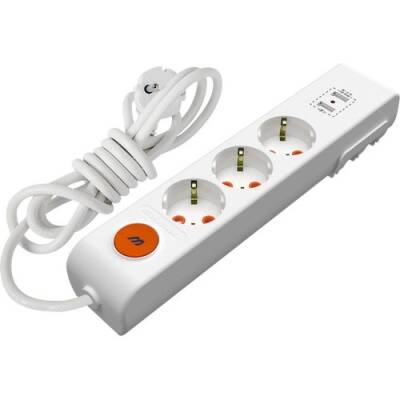 Mutlusan 2 Metre Üçlü USB' Li Anahtarlı Topraklı Grup Priz -001 175 350002 02 00 - 1