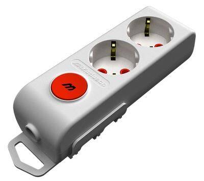 Mutlusan Rı-Tech 2li Anahtarlı Klemens Topraklı Grup Priz -001 175 220001 00 00 - 1