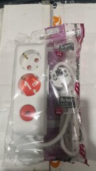 Mutlusan Rı-Tech 2li 1Mt AnahtarTopraklı Grup Priz -001 175 220002 01 00 - 3