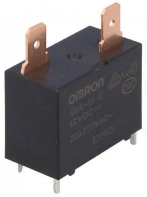 Omron G4A1AE12VDC, 12VDC Röle - 1
