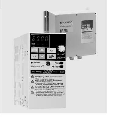 OMRON CIMRV7AZ21P50, 1,5KW 8A 200VAC 3-FAZ ÇEVRİM VEKTÖR İNVERTÖR - 1
