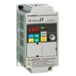 Omron CIMR-J7AZB-1P50, Yaskawa, AC İnverter Sürücü Hız Kontrol Cihazı, 1,5 kW 230 V 1ph ila 3ph