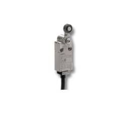 Omron D4F-302-5R, Küçük Güvenlik Limit Anahtarı, 2NC/2NO yavaş hareketli, makaralı piston, 5 m kablo, yatay kablo çıkışı