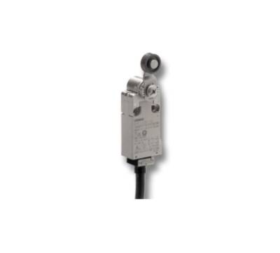 Omron D4F-302-5R, Küçük Güvenlik Limit Anahtarı, 2NC/2NO yavaş hareketli, makaralı piston, 5 m kablo, yatay kablo çıkışı - 1