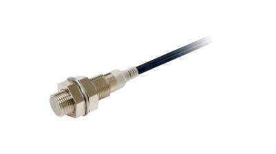Omron E2EX4B1T122MOMS,  Yakınlık sensörü, endüktif, nikel-pirinç, kısa gövde, M12, ekranlı, 4 mm, DC, 3 kablolu, PNP NO, IO-Link COM3, 2 m kablolu - 1