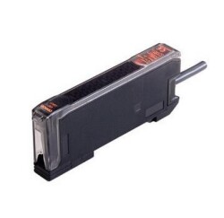 Omron E3CLDA112M, Fotoelektrik sensör, Lazer amplifikatör, ikiz çıkış, DC, NPN, 2m kablo