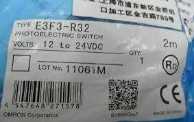 Omron E3F3R32, Photoelectric Switch 12-24VDC - 1
