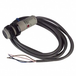 Omron E3F2DS10C4N1224VDC, E3F2 Fotosel Cisimden Yansımalı Kab.10CM NPN