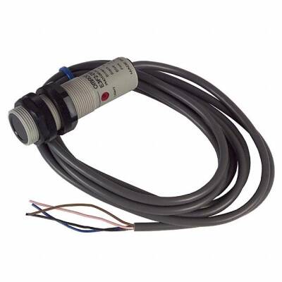 Omron E3F2DS10C4N1224VDC, E3F2 Fotosel Cisimden Yansımalı Kab.10CM NPN - 1