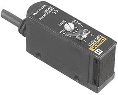 Omron E3S-AR61 Fotoelektrik Sensör, 2 m Retro-Yansıtıcı, 75 mm Çap Nesne - 1