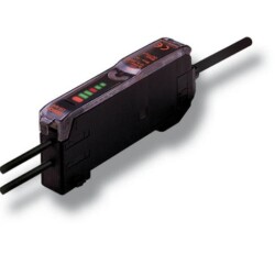 Omron E3XNA41F2MOMS, Potansiyometreli OMRON Fiber amplifikatör, hızlı yanıt süresi, PNP çıkış, 2m kablo - Omron