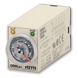Omron H3YN4DC12OMI -4 DPDT Dpdt Güç Açma Zaman Geciktirme Rölesi Tabanlı 110V AC 220V DC 12V DC 24V - Omron