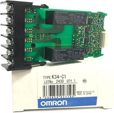 Omron K34C1 Çıkış Kartı K3Hb Serisi Panel Montajlı Göstergeler Röle Kontak Spdt - 1