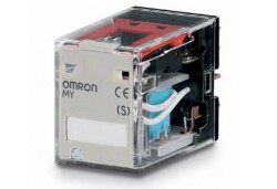 Omron MY248DCS, Röle, soketli, 8 pinli, DPDT, 10 A, mekanik indikatör, 48 VDC