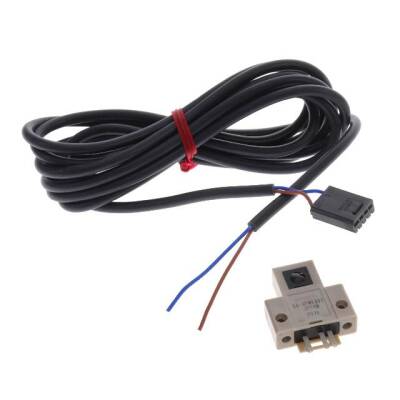 Omron EESPWL311,Fotomikro sensör, Uzun mesafe, geçiş ışını 5-24 VDC Kızılötesi 1 metre algılama mesafesi NPN Çıkışı Karanlıkta açık sadece emitör - 1