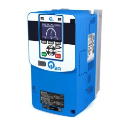 OMRON Q2AA4012AAA, Inverter Q2A, 400 V, ND: 11.9 A / 5.5 kW, HD: 9.2 A / 3.70 kW, IP20, max. output freq. 590 Hz