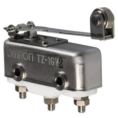 Omron TZ-1GV2, Anahtar Çıtçıt Hareketli NO/NC SPDT Menteşe Makaralı Kol Vidası 1A 250VAC 125VDC 1.27N Vida Bağlantısı - 1