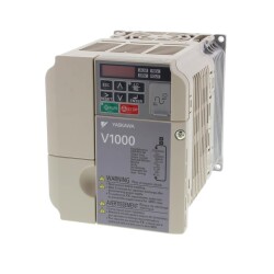 Omron VZA21P5BAA, V1000 inverter, 3~ 200 VAC, 1,5 kW, 8,0 A, sensörsüz vektör, maks. çıkış frekansı 400Hz