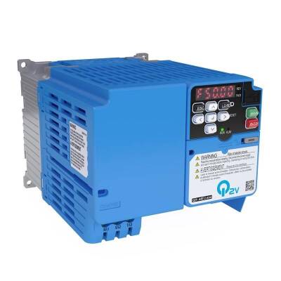Omron Q2VAB010AAA, İnvertör Q2V, 1X200V, ND: 9,6 A / 2,2 KW, HD: 8,0 A / 1,5 KW, IP20, EMC  Filtre Sınıfı C1, Maksimum Çıkış Frekansı 590HZ - 1