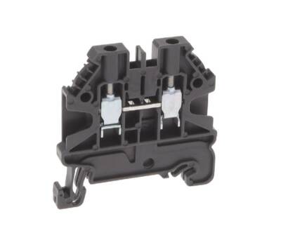 Omron XW5TS25111, Terminal Bloğu, Vida, 2 Kutuplu, 1kV, 24A, 2,5mm², Koyu Gri - 1