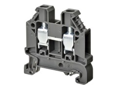 Omron XW5T-S6-011-1, Terminal Bloğu, Vidalı, 2 Kutuplu, 1kV, 41A, 6mm², Koyu Gri