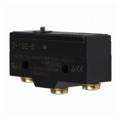 Omron Z15GOMI Genel amaçlı basit switch, üstten basmalı, SPDT, 15 A, lehim terminali