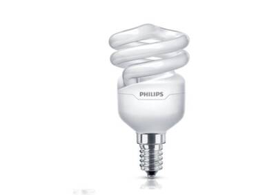 Philips Economytwister 8W Sarı Işık E14 Ince Duy - 1