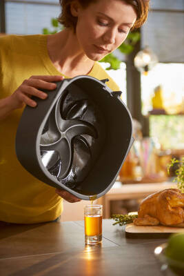 Philips HD9630-90 Viva Collection Airfryer XXL 2225 W Fritöz - 4
