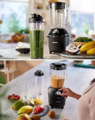 PHILIPS HR2291/41 PROBLEND CRUSH SMOOTHIE BLENDER - SİYAH - 6
