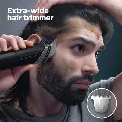 Philips NorelcoMultigroom Serisi 5000 18 Parça, Sakal Yüzü, Saç, Vücut ve Samimi Saç Kesme Makinesi, Erkekler için - BIÇAK YAĞI YOK MG5910/49 - 5