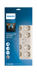 Philips SPN7080WA/62 900 Joule 8'li 2 m Akım Korumalı Priz - 2