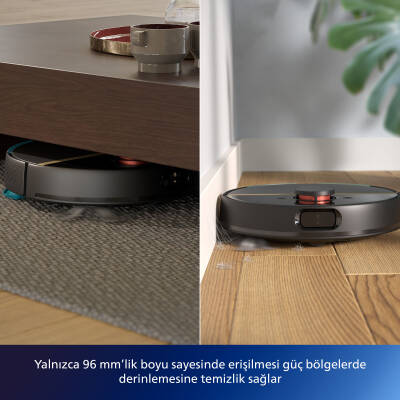 PHILIPS XU3000/01 AQUA ISLAK & KURU ROBOT SÜPÜRGE - SİYAH - 7