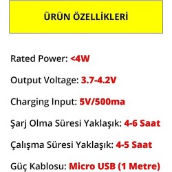 Ps-1933 Şarjlı 24 LED Çalışma Okuma Işığı Kademeli Masa Lambası Ayarlanabilir Renk Tonu ve Parlaklık - 4