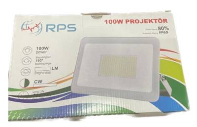 RPS 100W Slim LED Projektör(Beyaz) - 1