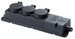 Schneider Electric 3201-366-0301 Kauçuk Üçlü Grup Priz - Schneider