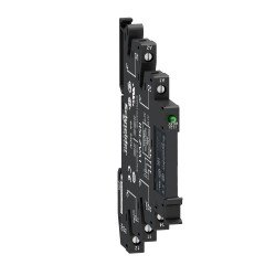 Schneider Electric, RSL1PVBU LED ve koruma devreli vidalı soket üzerine monte edilen ince röle, 24 V