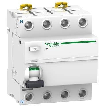 Schneider Electric A9R21491, kaçak akım koruma rölesi - RCCB - 4P - 100A - 30mA - type A - 1