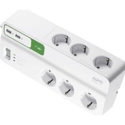 Schneider APC PM6U-GR 230V 6lı 2 Usb Hızlı Şarj Çıkışlı Akım Korumalı Priz