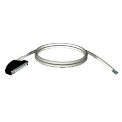 Schneider Electric BMXFCW301S, ekranlı kablo seti - 40 yollu termnl - bir ucunda çok uçlu - M340 G/Ç için - 3 m
