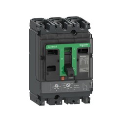 Schneider C10H3TM025, 18-25 Amper, 70 kA, 3 Kutuplu, Kompakt Şalter, NSX100H, TM25D Korumalı - Schneider