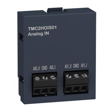 Schneider Electric TMC2HOIS01, Analog giriş kartuşu, Modicon M221, 2 analog G/Ç uzantısını kaldırma - 1
