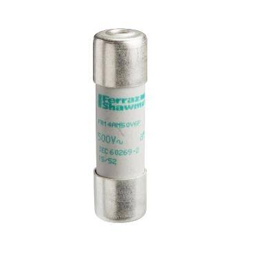 Schneider DF3EA16 NFC cartridge fuses, Tesys GS, cylindrical 14 mm x 51 mm, fuse type aM, 500 VAC, 10 A, with striker - 1