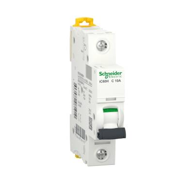 Schneider Electeric A9F84110, 10 Amper, 1 Fazlı, C Tipi, Otomatik Sigorta, 10 kA, C10-1A - 1
