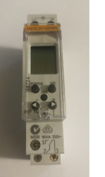 Schneider Electric 15724, Merlin Gerin / Multi 9 serisi ,elektrik panoları için tasarlanmış tek kanallı, 24 saat ve 7 günlük programlanabilir dijital bir zaman saatidir