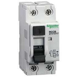 Schneider Electric 23034, rezidüel akım devre kesici ID - 2 kutup - 100 A - sınıf AC 300 mA