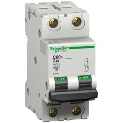 Schneider Electric 23815, C60A2PC32A 3KA C SE 32A 2KUT OTO SİG.